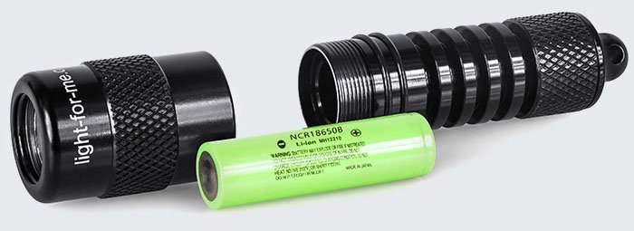 Underwater Light For Me backup torch with mini body