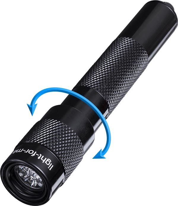 Turning ON/OFF Light For Me backup dive torch