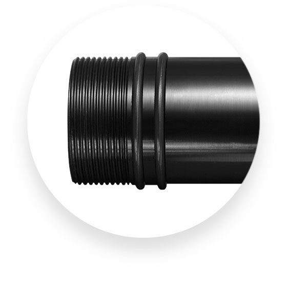Two sealing orings making the head-to-body connection watertight